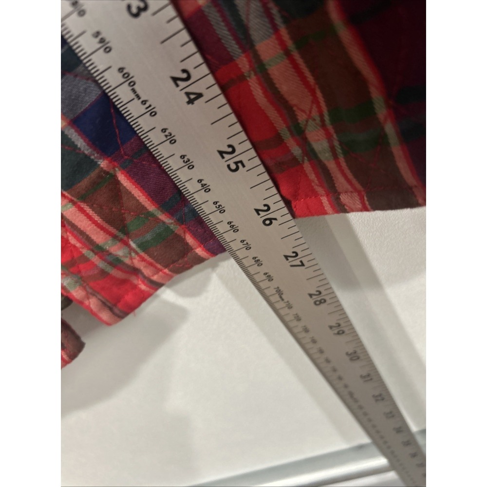 Southern Lady Vest Womens Quilted Size XL Plaid - Picture 5 of 7
